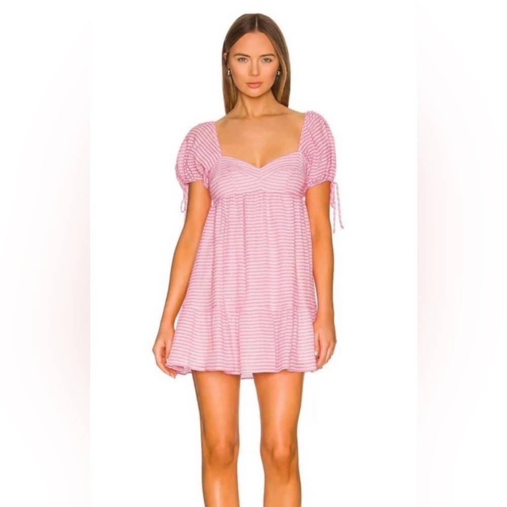 Amanda Uprichard Sicily dress in pink